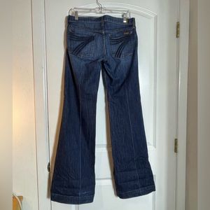 7 for all mankind [ Seven DOJO! ] Dark Wash. Wide Leg. 28 - great condition.